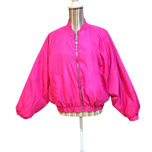 Vibrant Pink Women's Jacket - Picture 1 of 13